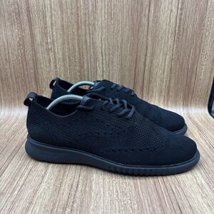 Cole Haan Men's 2.Zerogrand Laser Wingtip Oxford Black Style C28527 Size‎ 10.5 M
